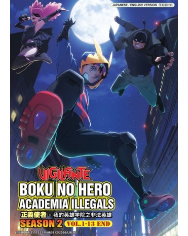 ENG DUB * VIGILANTE - BOKU NO HERO ACADEMIA ILLEGALS SEASON 2 VOL.1-13 END